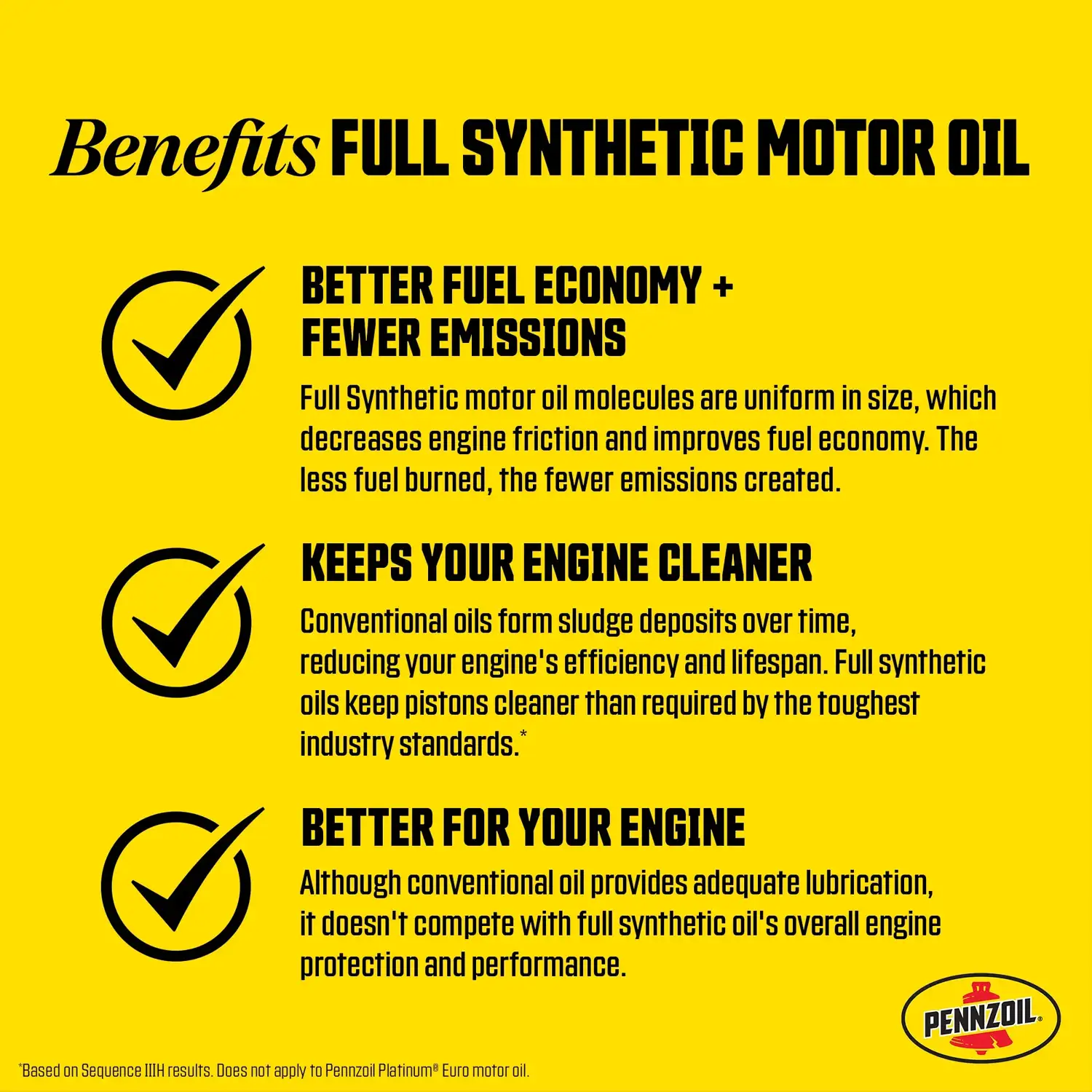 Pennzoil Platinum Full Synthetic 0W-20 Motor Oil, 5 Quart - Imagen 3