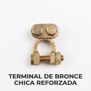 Terminal de Batería de Bronce Placa Chica Reforzada (Universal)