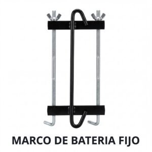 Sujetador de Batería de Marco Fijo Universal (Kit con Varillas en J)