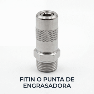 Acople para Engrasadora Manual (Boquilla de 4 Mordazas) - Rosca 1/8" NPT