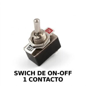 Switch de Palanca "Cola de Rata" ON-OFF de 2 Pines (125V / 250V)