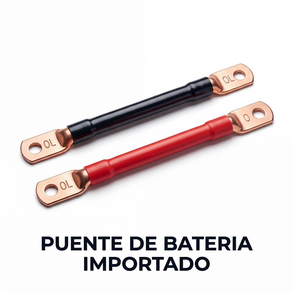 Puente de Batería Importado de Alta Resistencia con Terminales Forjadas