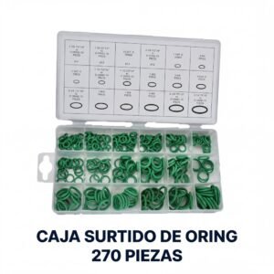 Estuche de O-Rings de Nitrilo Hidrogenado (HNBR) - Surtido de 270 Piezas