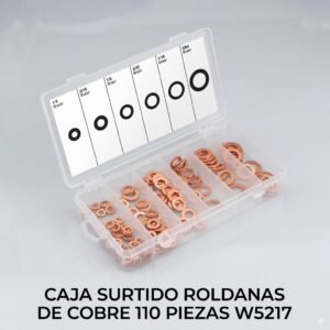 Performance Tool W5217 - Juego Surtido de Arandelas de Cobre de 110 Piezas