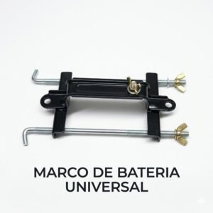Sujetador de Batería Universal Ajustable (Marco y Varillas de Gancho)