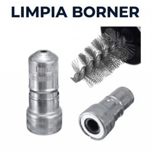 Cepillo Limpia Bornes y Terminales de Batería 2 en 1 (Metálico)