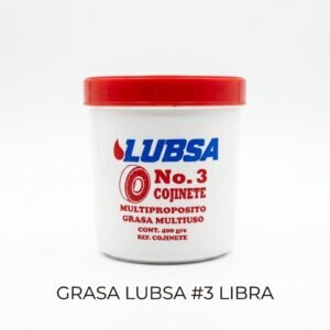 Grasa Lubsa No. 3 para Cojinetes y Rodamientos - Bote 1 lb