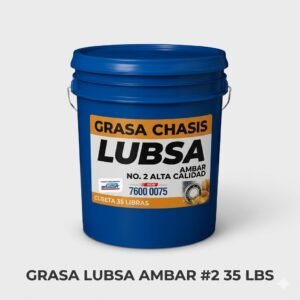 Grasa Lubsa Ámbar No. 2 Alta Calidad - Cubeta 35 lbs