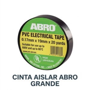 Cinta Aislar Abro Grande - Cinta Aislante Eléctrica Vinílica