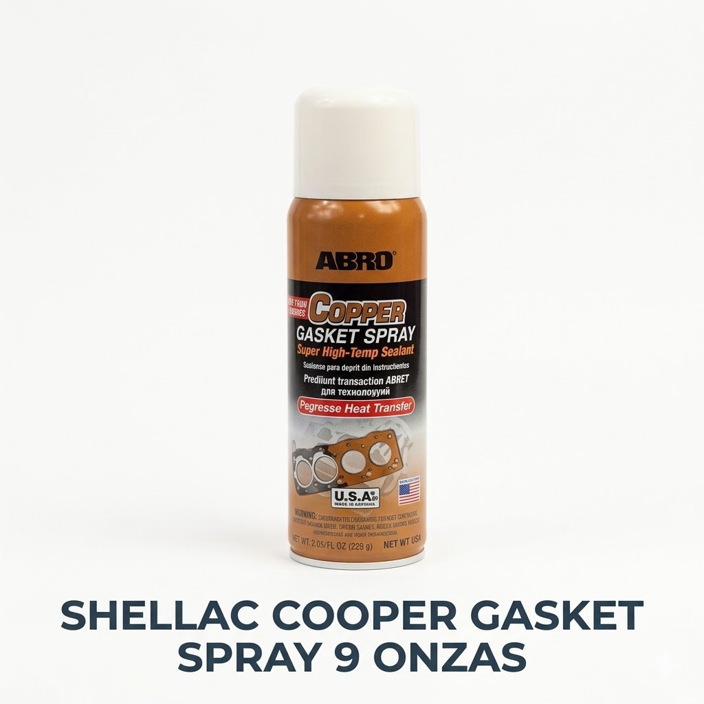 Shellac Copper Gasket Spray 9 Onzas - Sellador Metálico para Juntas