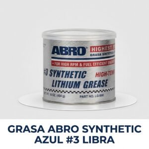 Grasa de Litio Sintética Azul #3 ABRO LG-990 (1 Libra / 454g)