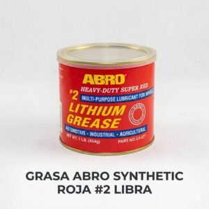 Grasa Abro Synthetic Roja #2 - 1 Libra