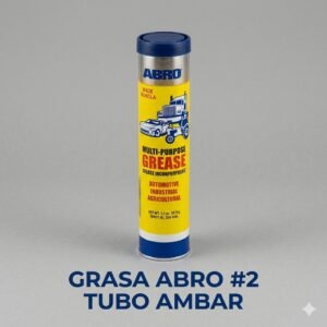 Grasa Abro #2 Tubo Ámbar - Lubricante Multipropósito