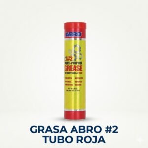 Grasa Abro #2 Tubo Roja - Lubricante Multipropósito de Litio