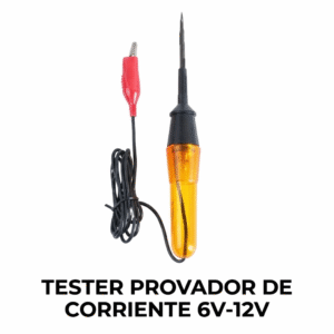 Probador de Corriente Automotriz 6V - 12V (Tester Tipo Lápiz) con Luz Neón