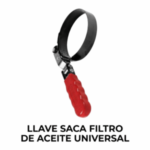 Llave Saca Filtro de Aceite Universal de Banda Giratoria (2-7/8" a 3-1/4")