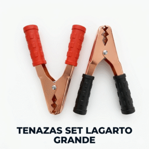 Set de Tenazas Lagarto Grandes (Caimanes) para Batería - 300A a 500A (Par)
