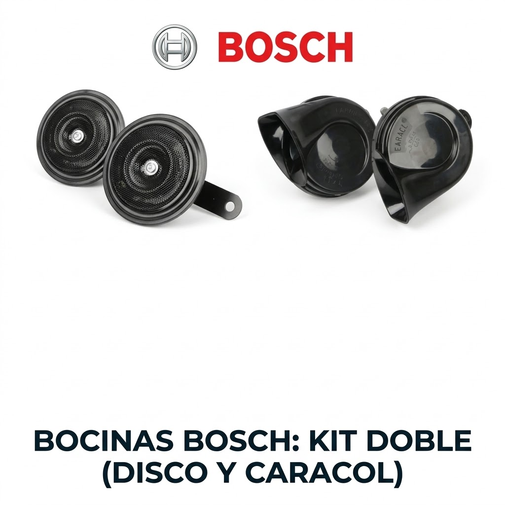 Juego de Bocinas Bosch 12V High Performance (Doble Tono)