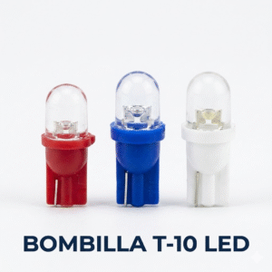 Bombillo LED T10 "Muelita" 12V High Power para Auto y Moto