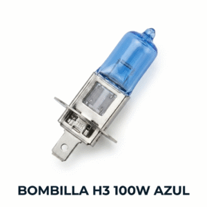 Bombillo Halógeno H3 Blue Vision 12V 100W para Neblineros - Luz Súper Blanca