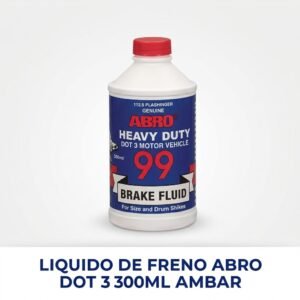 Líquido de Freno Abro DOT 3 - 300ml Ámbar