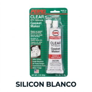 Silicon Blanco Abro - Sellador y Adhesivo de Uso Múltiple para Interiores y Exteriores