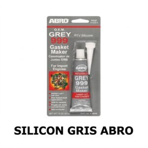 Silicon Gris Abro - Sellador de Juntas de Alta Temperatura para Uso Automotriz e Industrial