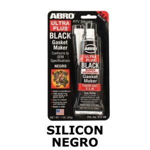 Silicon Negro Abro - Sellador de Juntas de Alta Resistencia para Uso Automotriz e Industrial