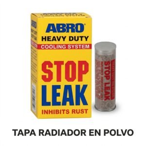 Tapa Radiador en Polvo Stop Leak - Sellador de Fugas para Sistema de Refrigeración